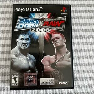 PlayStation 2 Smack Down VS Raw 2006 DVD PS2 Game #260126